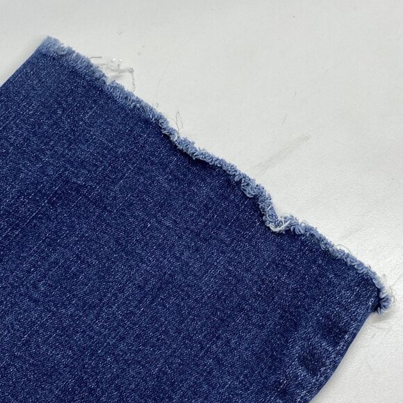 Mother Women’s The Hustler Ankle Fray Flare Jeans Size 27 Dark Blue - Picture 6 of 14